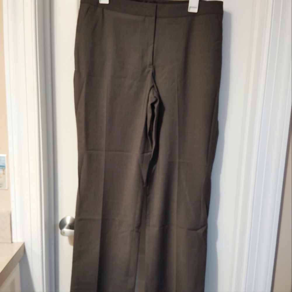 NWT TALBOT'S HERITAGE DRESS PANTS GRAY SIZE 14  CORPCORE PREPPY BOARDROOM CHIC